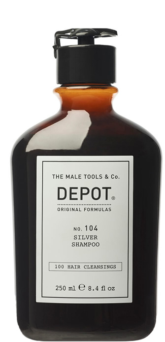 DEPOT no. 104 Silver Shampoo Champú 104 DEPOT para cabello cano o decolorado