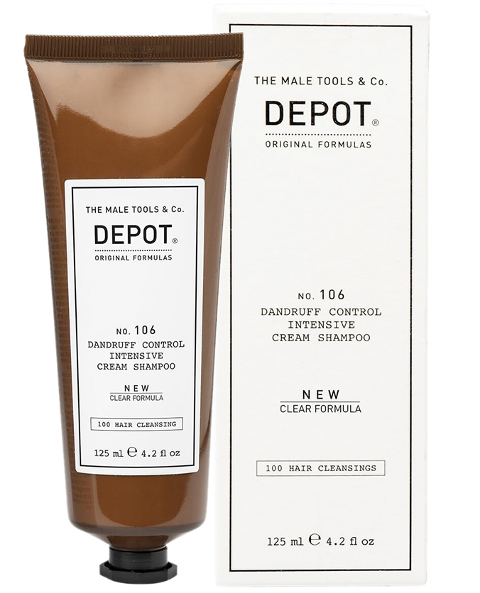 DEPOT no. 106 new formula Dandruff Control Intensive Cream Shampoo Champú 106 DEPOT anticaspa nueva fórmula