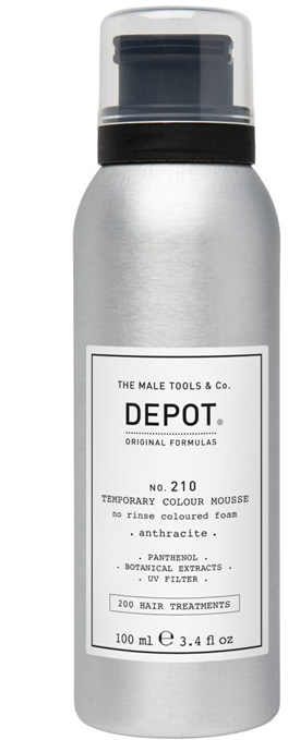 DEPOT no. 210 colour mousse Espuma para cabellos grises 210 DEPOT
