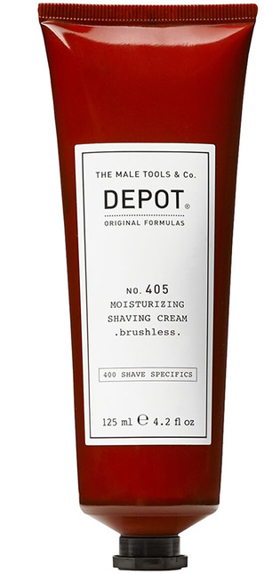 DEPOT no. 405 Moisturizing Shaving Cream brushless Crema de afeitado hidratante sin brocha no. 405 DEPOT