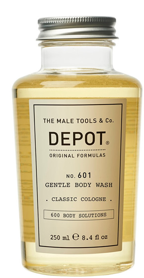 DEPOT no. 601 Body Wash Gel de ducha y baño no. 601 de DEPOT. Classic Cologne, Dark Tea, Mystic Amber, Oriental Soul, White Cedar, Black Pepper y Original Oud